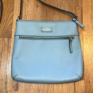 Kate Spade light blue crossbody